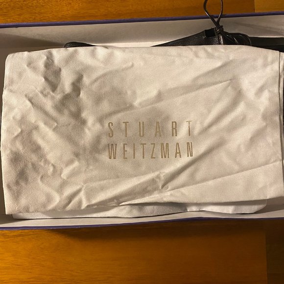 Stuart Weitzman Highland Stretch Leather Black Over-the-knee Boot - Picture 16 of 16